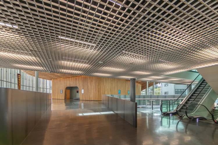 AUT City Campus - Open Forum room venue - aut wooden finishes