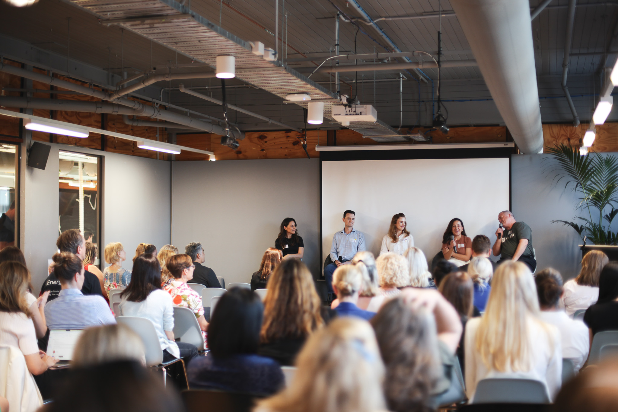 Stair Stadium, The Precinct venue - launch event panel.jpg